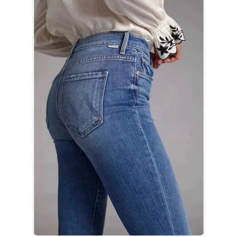 Mother The Weekender Flare Jeans In Love Bombs - Picture 5 of 16